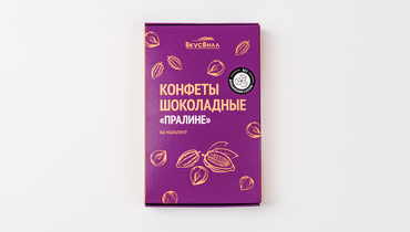 Изображение товара Конфеты шоколадные "Пралине" на мальтите