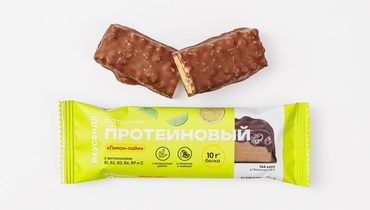 Изображение товара Протеиноый батончик Лимон-лайм с высоким содержанием белка