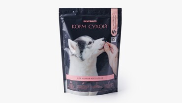 Изображение товара Сухой корм для щенков всех пород с индейкой и говядиной