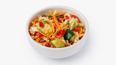 Изображение товара Овощной салат по-корейски - острый и пряный с хрустящей текстурой