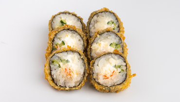 Изображение товара Кани темпура ролл с крабовым сурими и сливочным сыром 176 г
