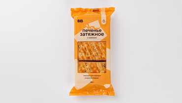 Изображение товара Печенье затяжное с изюмом ВкусВилл 180 г классика десертное сладкое