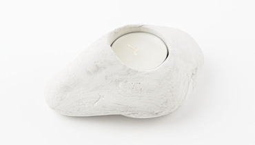 Изображение товара Декоративный подсвечник Криокамень из гипса с имитацией камня