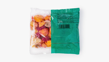 Изображение товара Мороженая смесь для смузи банан-питахайя-ананас-манго 300 г ВкусВилл