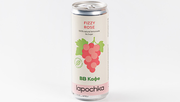 Изображение товара Безалкогольный среднегазированный напиток Lapochka Fizzy Rose 330 мл ВкусВилл