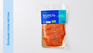 Изображение товара Форель радужная холодного копчения ломтики, 150 г