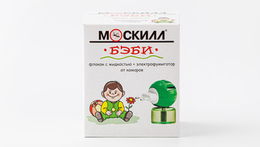 Изображение товара Жидкостной антикомарин детский с электрофумигатором "Москилл Бэби"
