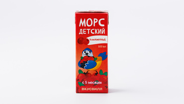 Изображение товара Морс детский клюквенный, 200 мл