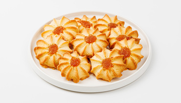 Изображение товара Курабье Бакинское - традиционное азербайджанское печенье с яблочным повидлом