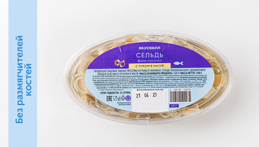 Изображение товара Сельдь филе-кусочки с луком в масле 340 г от ВкусВилла