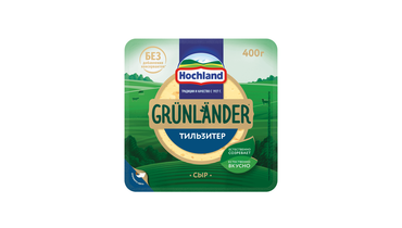 Изображение товара Сыр Hochland Grunlander Тильзитер полутвердый 400 г