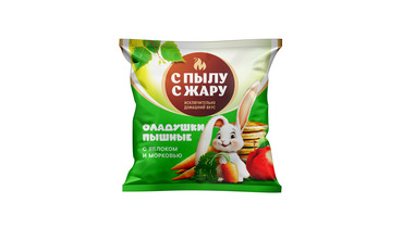 Изображение товара Оладьи С Пылу С Жару с яблоком и морковью замороженные 240 г