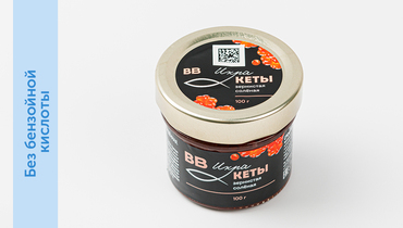 Изображение товара Икра кеты зернистая соленая 100 г ВкусВилл - деликатес высшего качества