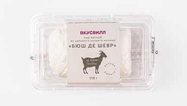 Изображение товара Сыр мягкий "Бюш де Шевр" из козьего молока, 110 г