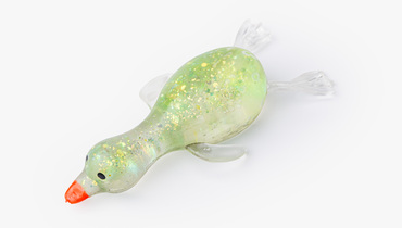 Изображение товара Игрушка-антистресс Гусь блестящий из термопластичной резины