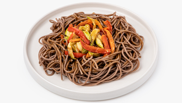 Изображение товара Гречневая лапша с овощами ВкусВилл Терияки 200 г