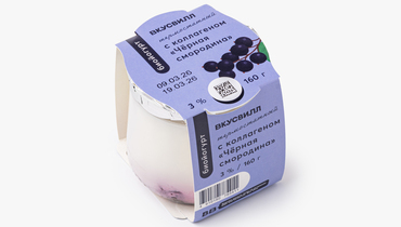 Изображение товара Биойогурт термостатный с коллагеном "Черная смородина" 3%