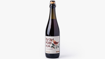 Изображение товара Безалкогольный напиток Пузировка с клюквой 750 мл