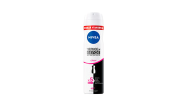 Изображение товара Женский спрей дезодорант-антиперспирант Nivea Clear Черное и Белое 150 мл