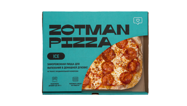 Изображение товара Пицца Zotman Пепперони 400 г замороженная для быстрого приготовления