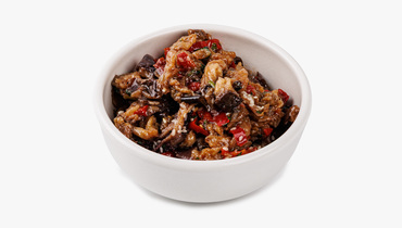 Изображение товара Баклажаны по-сычуаньски 200 г острое блюдо с соусом и специями