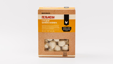 Изображение товара Пельмени с грудкой цыпленка-бройлера ВкусВилл 800 г