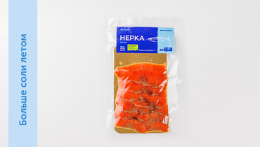 Изображение товара Нерка слабосоленая ломтик 100 г - ВкусВилл