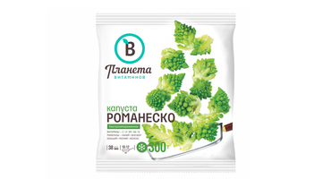 Изображение товара Замороженная капуста Романеско Планета Витаминов 300 г полезный гибрид брокколи и цветной капусты
