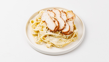Изображение товара Готовое блюдо Тальятелле с лимонной курицей ВкусВилл 220 г