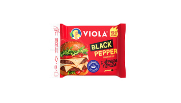Изображение товара Сыр плавленый Viola с черным перцем Black Pepper 45% 140 г