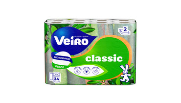 Изображение товара Бумага туалетная Veiro Classic 2-слойная 24 рулона