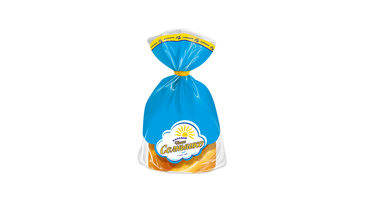 Изображение товара Каравай Солнышко половинка нарезка 195 г - свежий хлеб высшего сорта