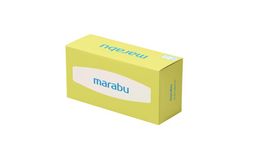 Изображение товара Бумажные салфетки Marabu нежные 150 шт двухслойные для чувствительной кожи