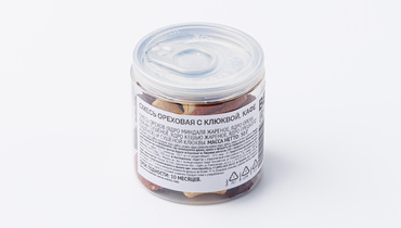 Изображение товара Ореховая смесь с клюквой ВкусВилл 50 г - здоровый перекус с орехами и ягодами