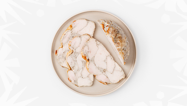 Изображение товара Буженина из мяса индейки 300 г ВкусВилл натурельная вкусная и полезная закуска