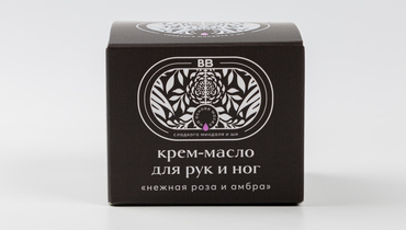 Изображение товара Крем-масло для рук и ног "Нежная роза и амбра"