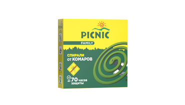 Изображение товара Спирали от комаров Picnic Family 10 шт