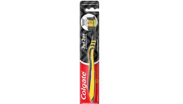 Изображение товара Зубная щетка Colgate ЗигЗаг Древесный уголь средней жесткости (желтая)