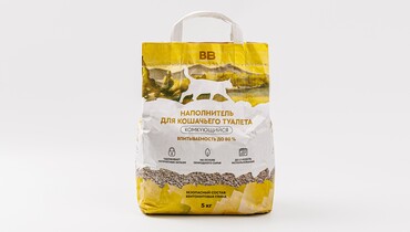 Изображение товара Наполнитель для кошачьего туалета, комкующийся, 5 кг
