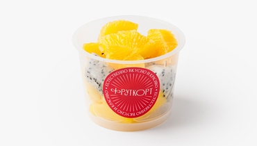 Изображение товара Фруктовый микс манго питахайя апельсин 200 г свежий натуральный перекус