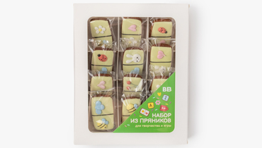 Изображение товара Набор из пряников Домино мини 12 шт - вкусное и ароматное лакомство