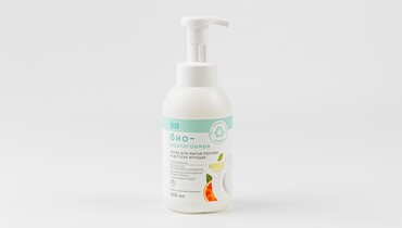 Изображение товара Биоразлагаемая пенка для мытья посуды и игрушек Лайм и красный апельсин 500 мл ВкусВилл