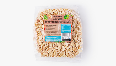 Изображение товара Арахис жареный соленый ВкусВилл 300 г натуральный перекус и добавка