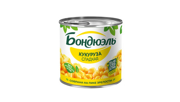 Изображение товара Кукуруза Бондюэль сладкая 340 г