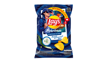 Изображение товара Чипсы картофельные Lay`s Сметана и лук 140 г