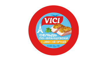 Изображение товара Сельдь филе-кусочки Vici По-французски 200 г