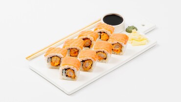 Изображение товара Ролл с креветкой и семгой от ВкусВилл