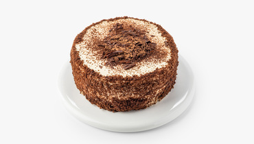 Изображение товара Торт Шоколадный вулкан с безе и грецким орехом десерт для праздника