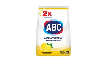 Изображение товара Стиральный порошок ABC Лимон для разных типов белья автомат 3 кг
