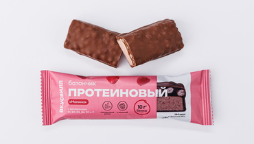 Изображение товара Протеиновый батончик Малина ВкусВилл 40 г
